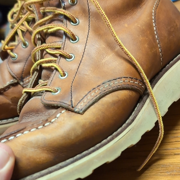 Red Wing Shoes Moc Toe 3375 Classic Leather Boots - Picture 8 of 14